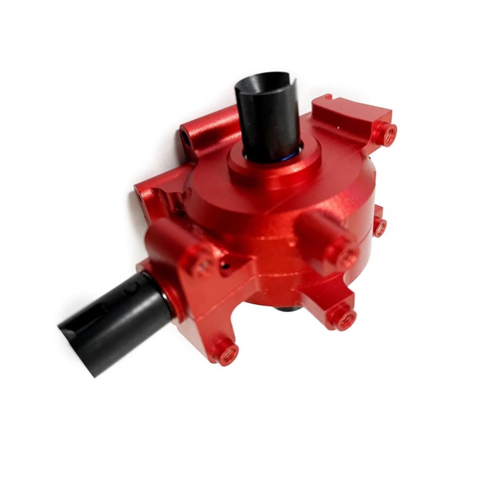 QAWSED RC Getriebe Box Kompatibel Mit LOSI Für Baja Für Rey 4WD Metallgetriebe, Differentialgetriebe, 1/10 Fernbedienung Crawler Upgrade-Teile(Red) von QAWSED