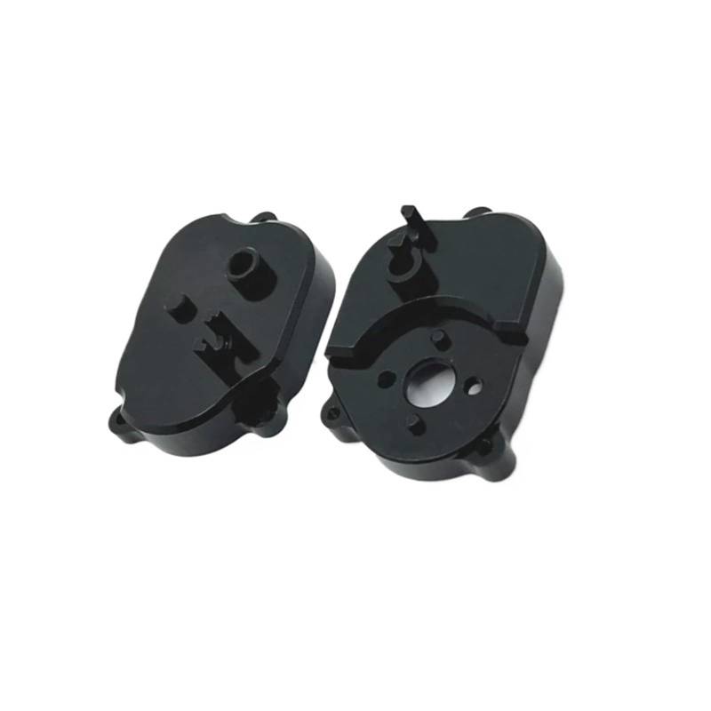 QAWSED RC Getriebe Box Kompatibel Mit MN MN82 LC79 MN78 1/12 RC-Auto-Upgrade-Teile, Metallgetriebegehäuse, Getriebeabdeckung, Ersatzzubehör(Black) von QAWSED