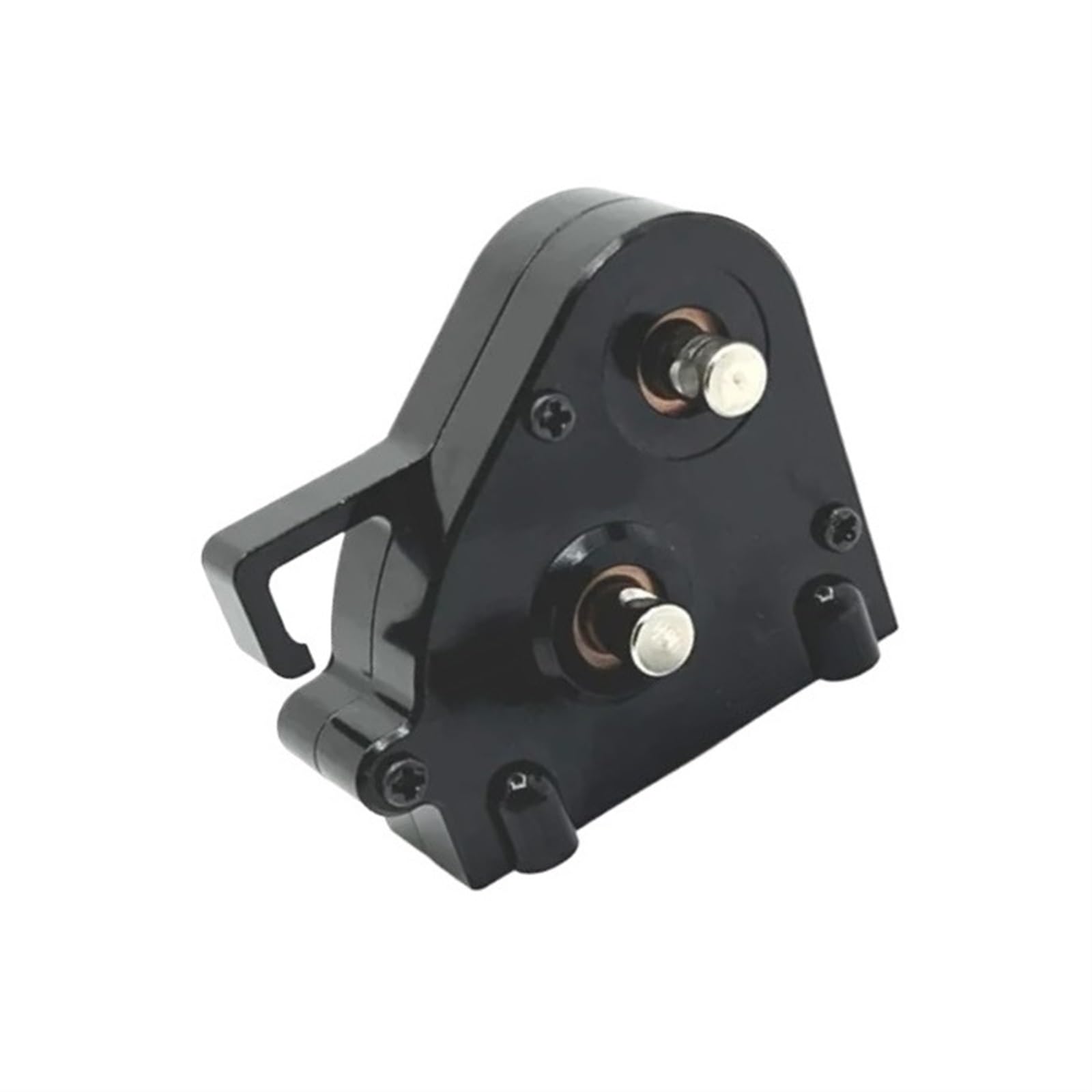 QAWSED RC Getriebe Box Kompatibel Mit MN128 MN86 MN86S MN86K MN86KS 1/12 RC Crawler Auto Metall Center Getriebe Getriebegehäuse Mit Getriebe(Black) von QAWSED