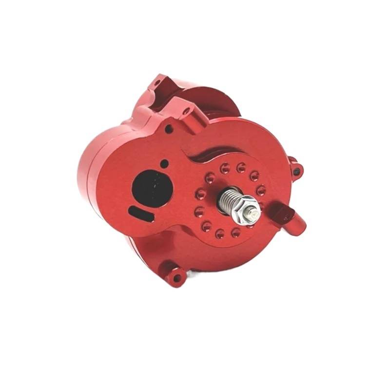 QAWSED RC Getriebe Box Kompatibel Mit MN128 MN86 MN86S MN86K MN86KS Metallgetriebe Getriebegehäuse Und Getriebe 1/12 RC Crawler Autoteile(Red) von QAWSED