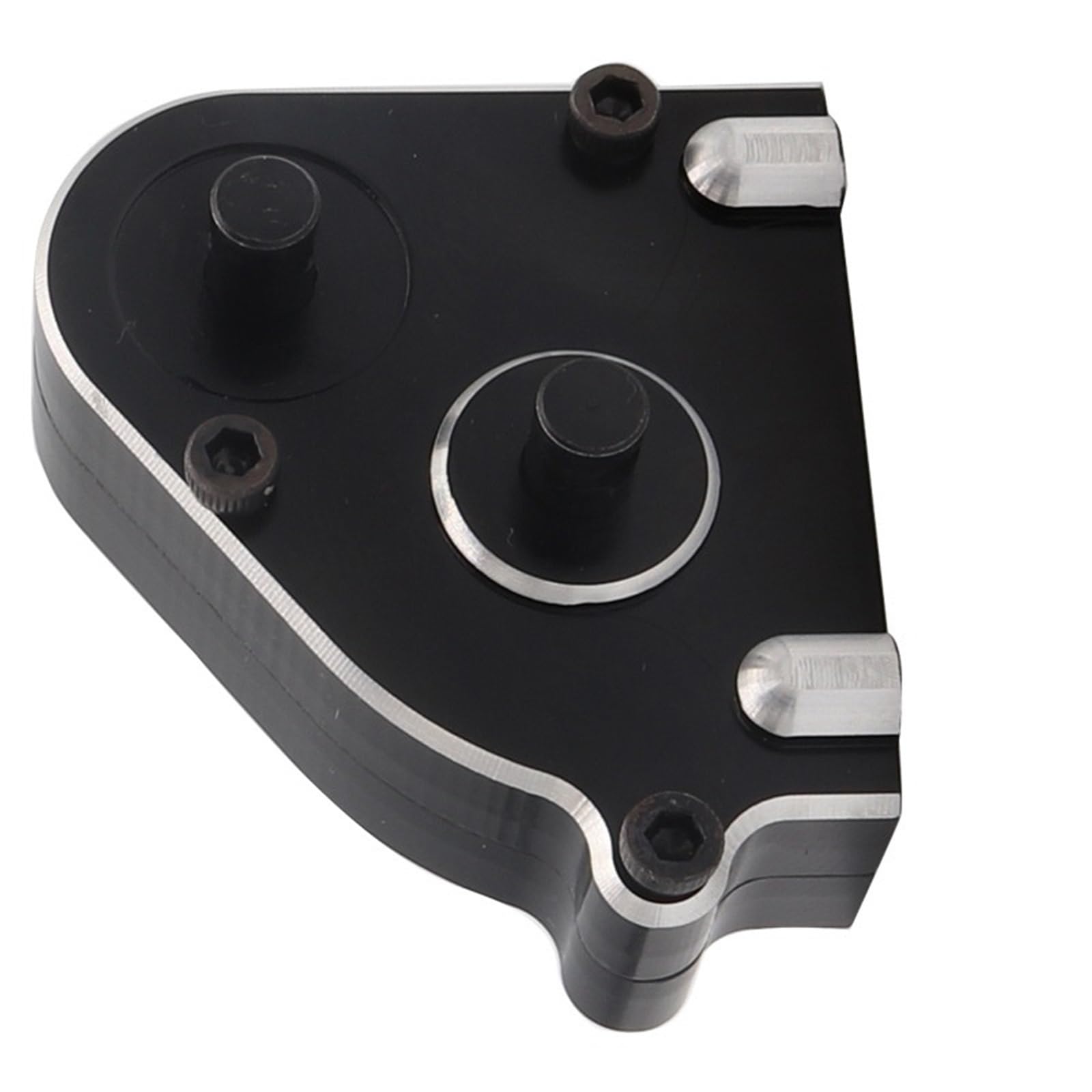 QAWSED RC Getriebe Box Kompatibel Mit MN86 MN86S MN86K MN86KS Für MN G500 Metallgetriebe Verteilergetriebe 1/12 RC Auto Upgrade Zubehör(Black) von QAWSED