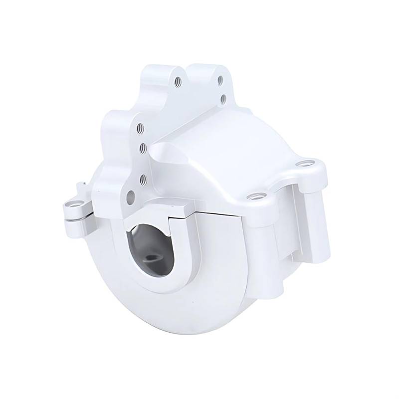 QAWSED RC Getriebe Box Kompatibel Mit SG1603 Silent Performance-Getriebegehäuse Aus Aluminiumlegierung, Getriebeschale, 1/16 RC-Autoteil-Upgrade-Zubehör(Silver) von QAWSED