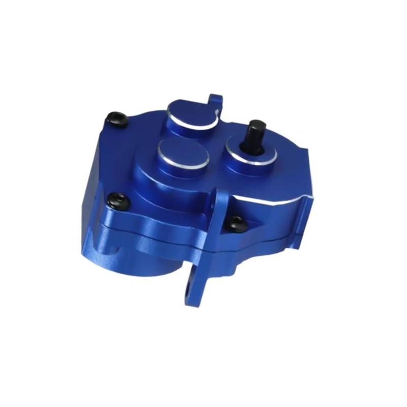 QAWSED RC Getriebe Box Kompatibel Mit TRX-4M-Getriebe Aus Aluminiumlegierung, Getriebezubehör, 1/18 RC-Auto-Upgrade-Ersatzteile(Blue) von QAWSED