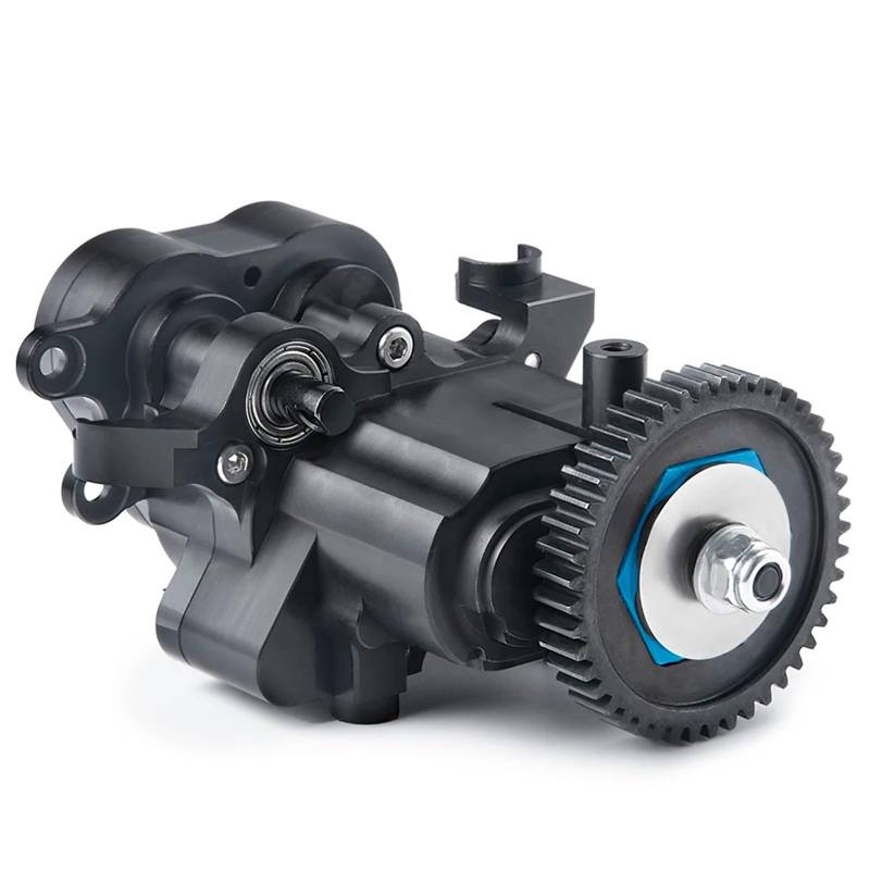 QAWSED RC Getriebe Box Kompatibel Mit TRX4 TRX6 Metallgetriebegehäuse Mit Zahnrädern 1/10 RC Crawler Auto Upgrade Teile Zubehör von QAWSED