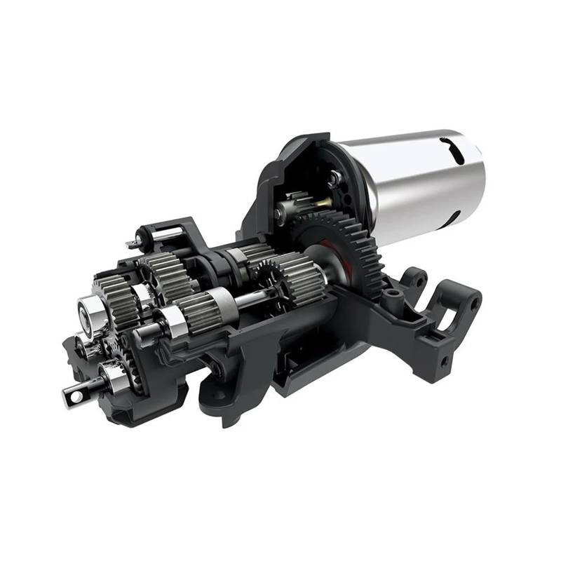 QAWSED RC Getriebe Box Kompatibel Mit TRX6 TRX4 Für Bronco Für Defender K5 Für Blazer Für Sport Getriebe Mit Innenzahnradsatz 1/10 RC Crawler von QAWSED