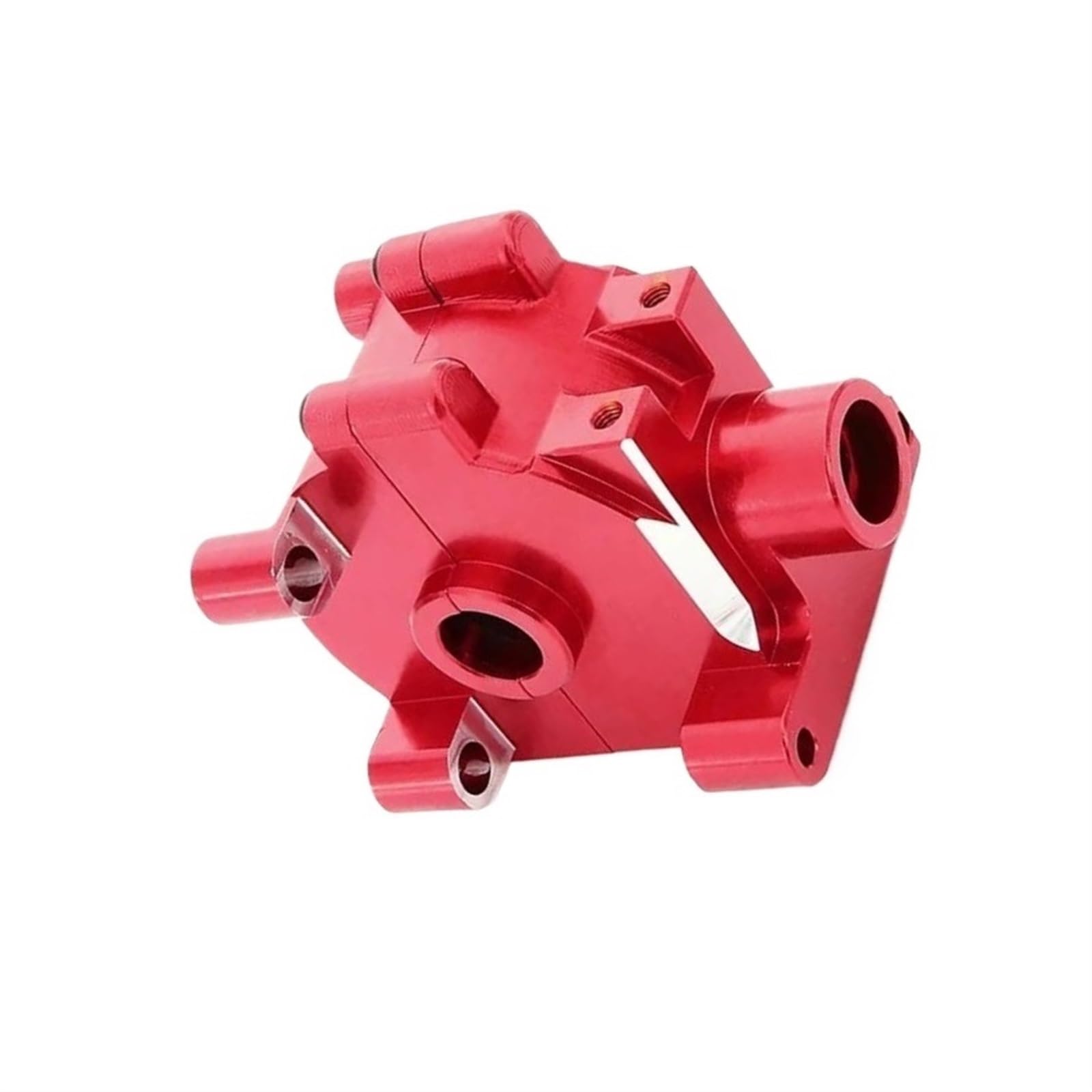 QAWSED RC Getriebe Box Kompatibel Mit Tamiya TT-01 Getriebegehäuse Aus Aluminiumlegierung, Getriebegehäuse, 1/10 RC Crawler Car Upgrade-Teile(Red) von QAWSED