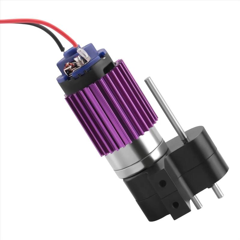 QAWSED RC Getriebe Box Kompatibel Mit WPL C14 C24 B24 B36 Für MN D90 D99 MN99S RC-Auto-Upgrade-Teile, Metallgetriebe, Getriebe Mit 370 Motor von QAWSED