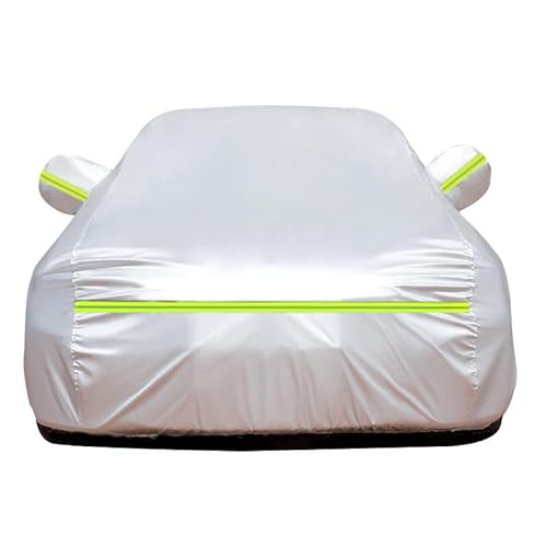 Autoabdeckung, für Mini Electric (J01) 2024 2025 2L 435 * 180 * 160CM Hatchback Auto Allwetter-Wasserdicht UV-Schutz Winddicht Außen Vollständige Autoabdeckung von QAYOBN