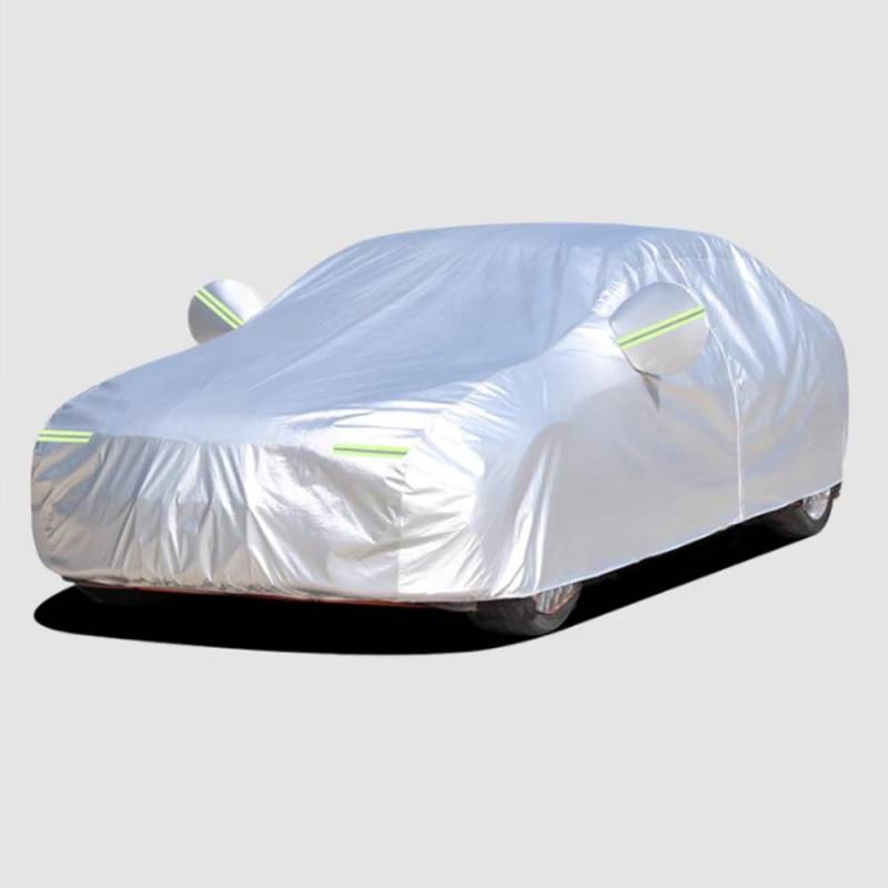 Autoabdeckung, für Toyota Aygo X AB70 2022-2023 2024 3XXL(5.1m*1.9m*1.5m) Notchback Auto Allwetter-Wasserdicht UV-Schutz Winddicht Außen Vollständige Autoabdeckung von QAYOBN