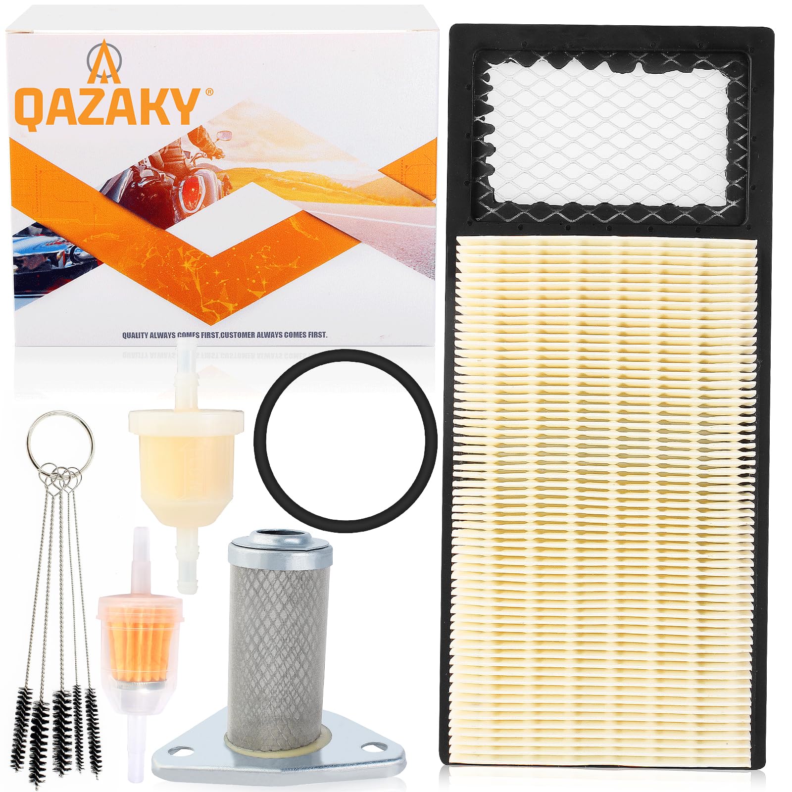 QAZAKY 72368-G01 Luftfilter Reiniger Element 26591-G01 Ölfilter Ersatz für EZGO Golf Cart 295cc 350cc 4-Takt-Robin-Motor 72144-G01 26710-G01 Medalist TXT Marathon ST Clays Car Freedom Shuttle MPT von QAZAKY