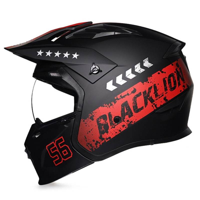 Halbschalenhelm Retro Jethelm Scooter-Helm Mit Sonnenblende 3/4 Offenem Helm Kombinationshelm ECEDOT Zulassung Motorradhelm Für Damen Und Herren Atmungsaktives Futter 8,L:59-60CM von QAZXCVB