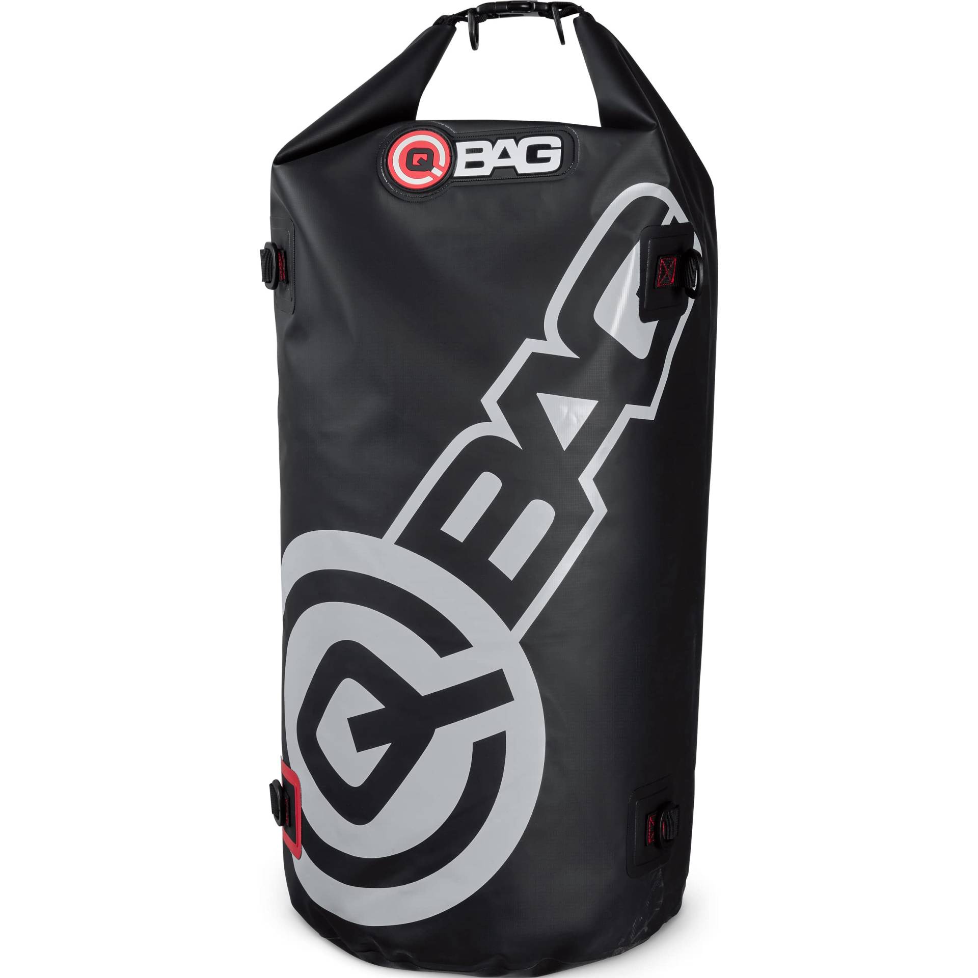 QBag Gepäckrolle wasserdicht Ocean Bag 50 Liter schwarz/grau - Großes Fassungsvermögen, Wasserabweisend - Hergestellt aus widerstandsfähigem Nylonmaterial QBag Gepäckrolle wasserdicht Ocean Bag 50 Liter schwarz/grau - Großes Fassungsvermögen, Wasserabweisend - Hergestellt aus widerstandsfähigem Nylonmaterial von QBAG