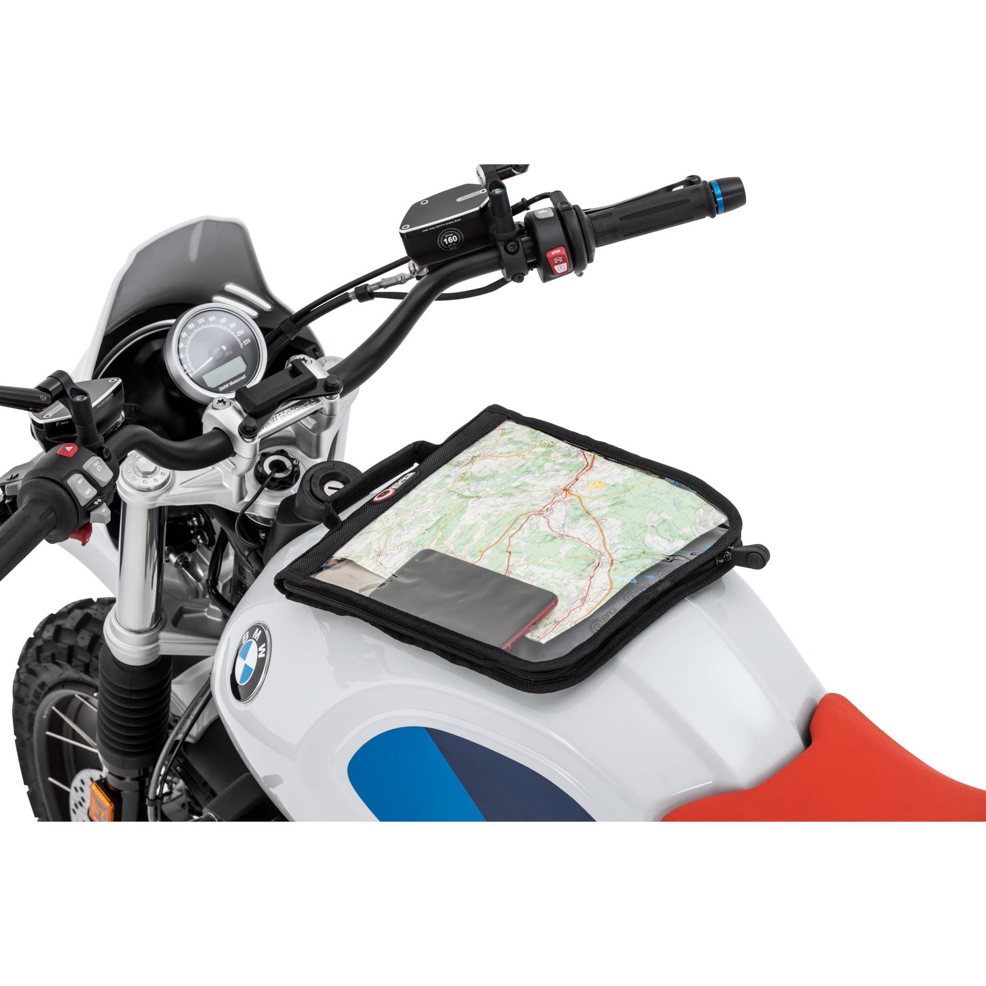 QBAG Zubehör Motorrad-Tankrucksack Magnet Kartentasche mit Riemenoption, großes Kartenfach, dreiseitiger Reißverschluss, Stabiler Tragegriff, Schwarz QBAG Zubehör Motorrad-Tankrucksack Magnet Kartentasche mit Riemenoption, großes Kartenfach, dreiseitiger Reißverschluss, Stabiler Tragegriff, Schwarz von QBAG