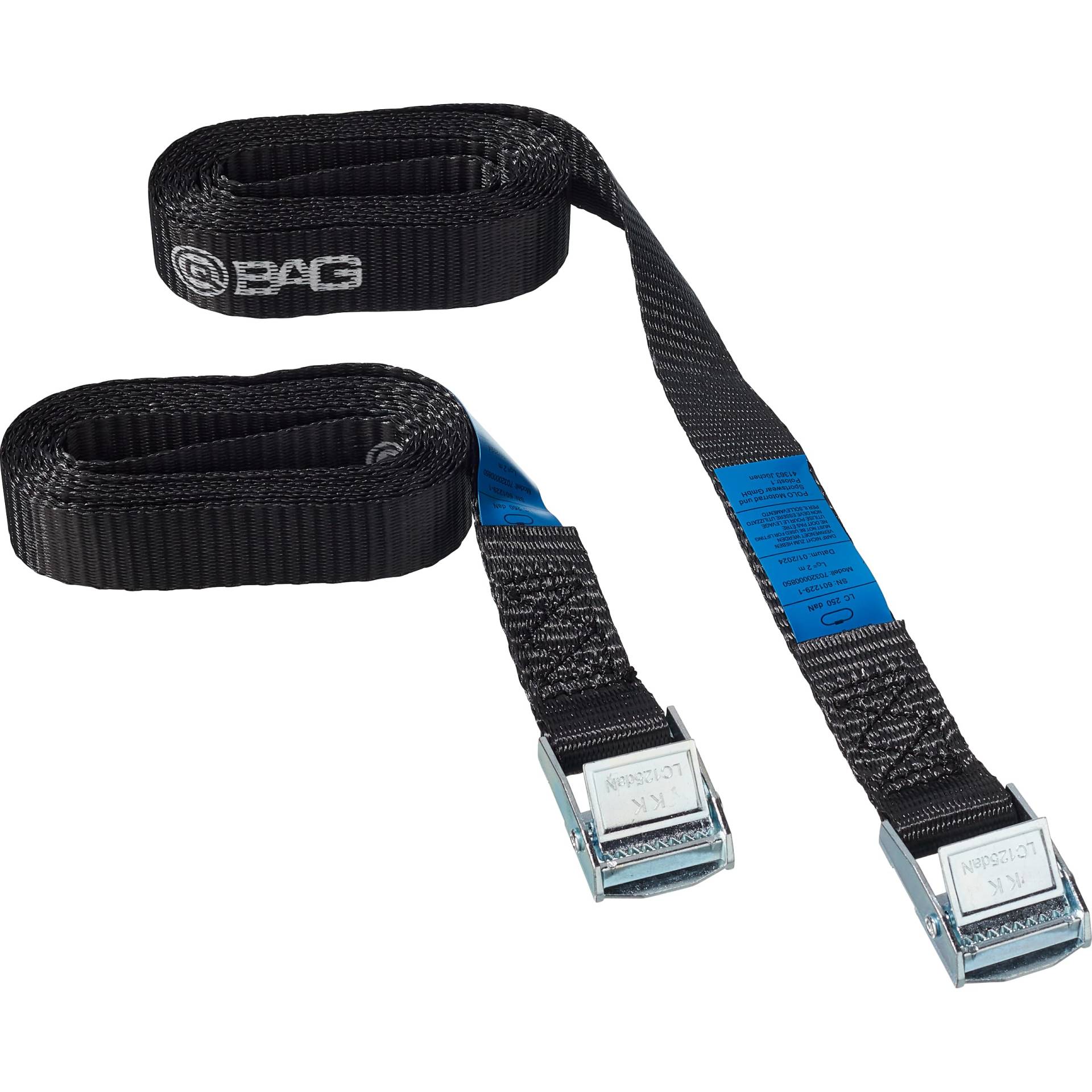 QBag 2 x Spanngurt mit Klemmschloss - Elastisch, 2 Meter Verzurrgurte für Lasten Transport - bis 100kg Traglast - 2er Pack Transportgurte - Ideal für Umzug, Handwerker, Gepäck, Reisen - Schwarz QBag 2 x Spanngurt mit Klemmschloss - Elastisch, 2 Meter Verzurrgurte für Lasten Transport - bis 100kg Traglast - 2er Pack Transportgurte - Ideal für Umzug, Handwerker, Gepäck, Reisen - Schwarz von QBAG