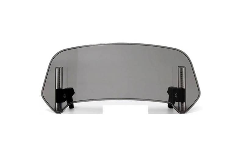 Air Deflektor Windschutz Visier Für YAM&AHA Tenere 700 Tracer 900 Für Ben&elli TRK 502 Universal Motorrad Windschutzscheibe Verlängerung Einstellbare Spoiler Deflektor von QBCFDNTPS