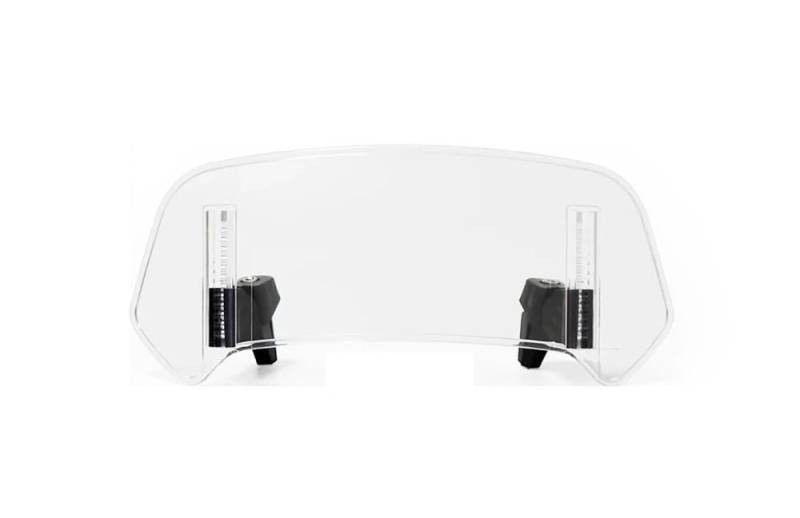 Air Deflektor Windschutz Visier Für YAM&AHA Tenere 700 Tracer 900 Für Ben&elli TRK 502 Universal Motorrad Windschutzscheibe Verlängerung Einstellbare Spoiler Deflektor von QBCFDNTPS