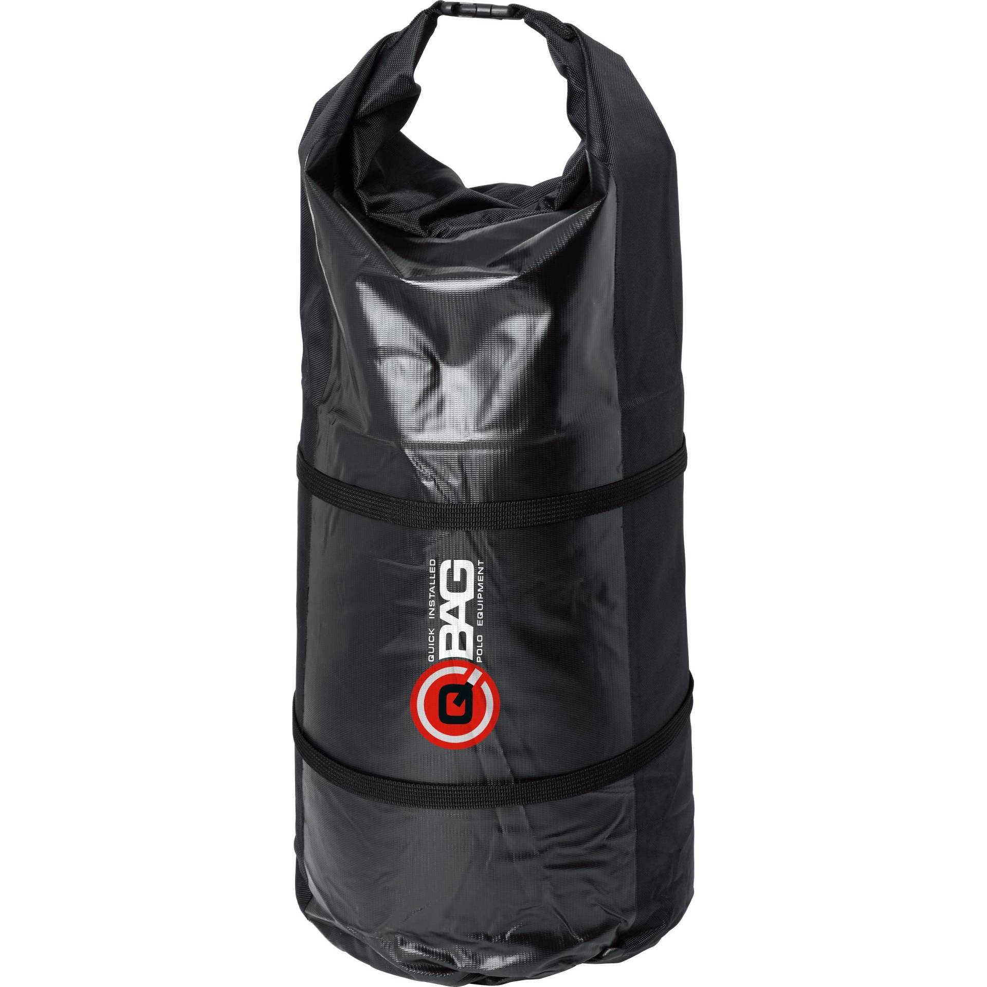 QBag Motorrad-Gepäck-Rolle - Wasserdicht, Reißfestes Nylon - Große Motorradtasche mit 50 Liter Stauraum - Schwarz von QBAG