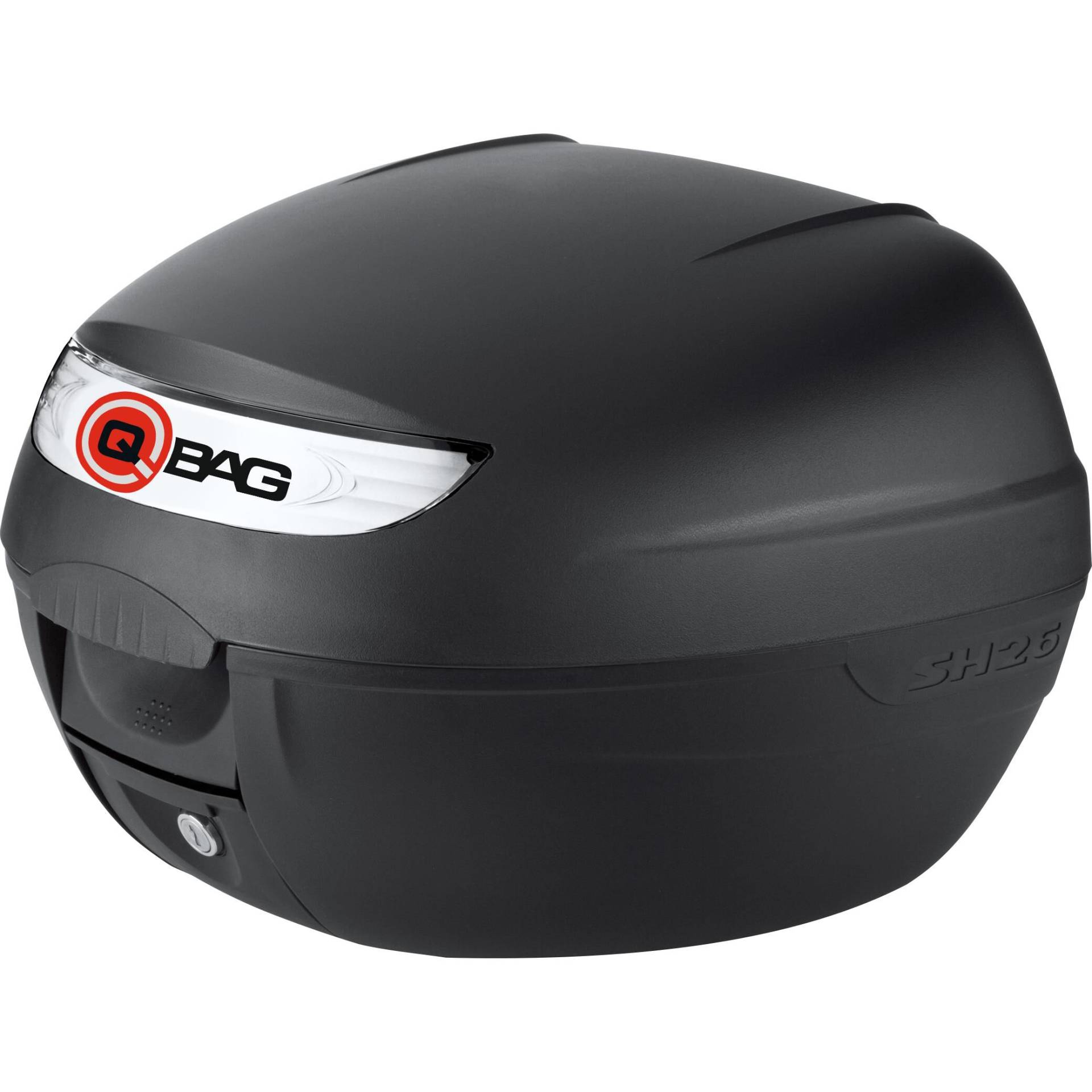 QBag Topcase SH26 schwarz unlackiert von QBag