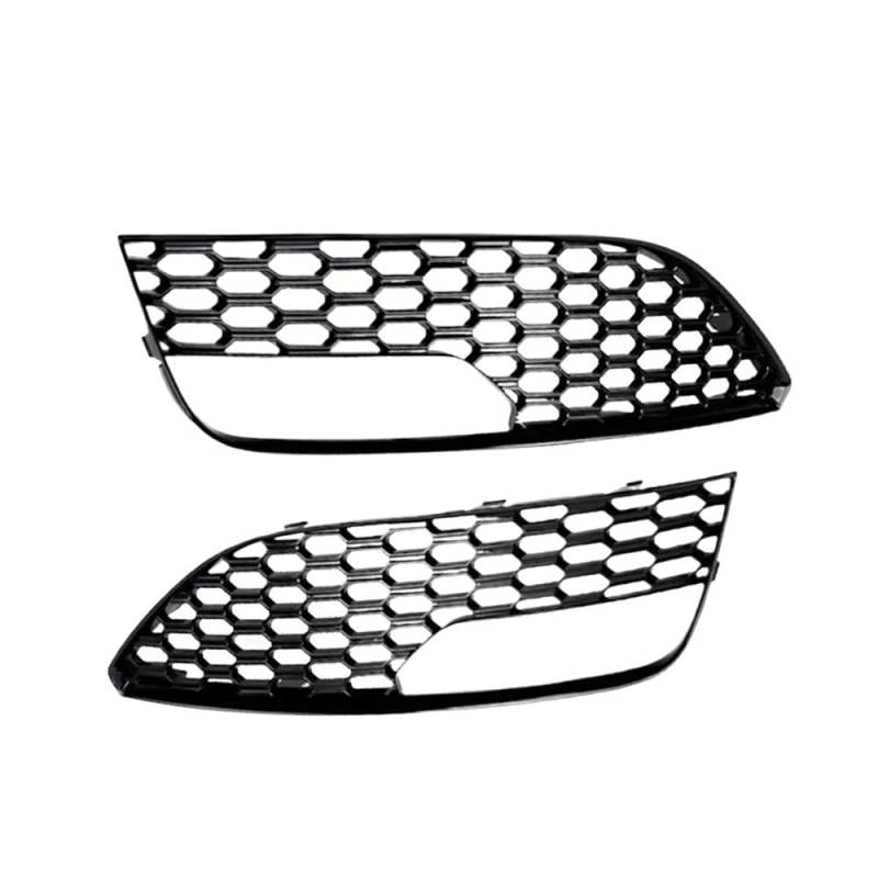 2 Stück Auto-Frontstoßstange Nebelscheinwerfer-Lampengitter-Abdeckungs-Ordnung Honeycomb Mesh Für Audi A3 2012–2016 (reguläres Modell) 8V3807681 Nebelscheinwerfer-Abdeckung von QCHIAN