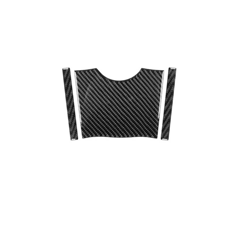 Kohlefaser-kompatibel for Mini Cooper Hardtop for R56 Clubman for R55 Cabrio for R57 Zubehör CarConsole Gear Shift Panel Aufkleber(BLACK) von QCUMEWAJ