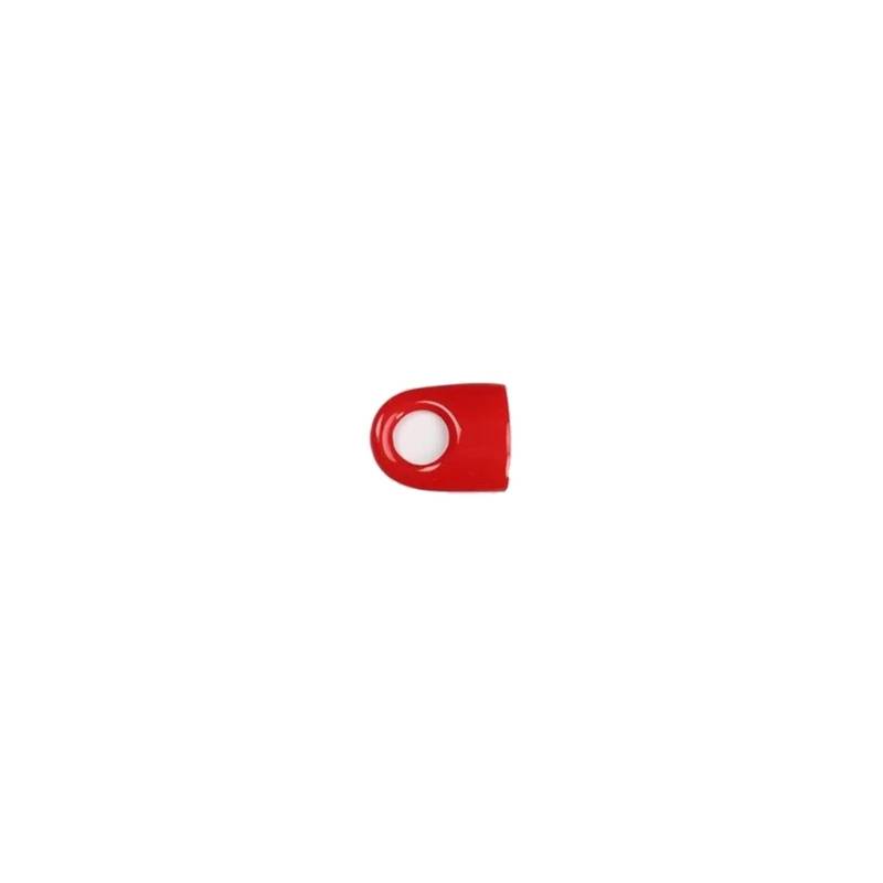 Kompatibel mit Smart Brabus 451 Fortwo Car Copilot Aufbewahrungsbox Griffschalter Knopfabdeckung Aufkleber Innenausstattungszubehör(Red-1pcs) von QCUMEWAJ