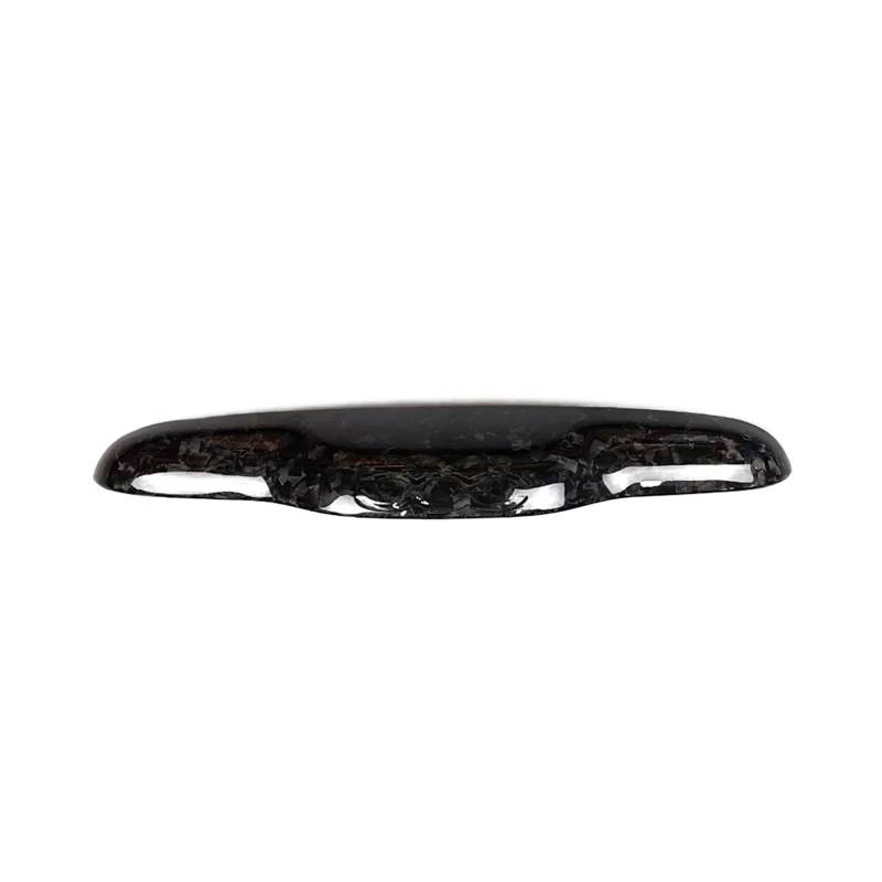 Marke Kohlefasermaterial Kofferraumgriffabdeckung Heckklappendeckel Zubehörteil Kompatibel for Fiat 500 595 695 Abarth Nur USA-Version(Glossy Forged) von QCUMEWAJ