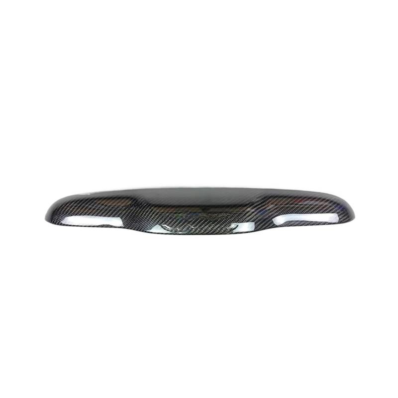 Marke Kohlefasermaterial Kofferraumgriffabdeckung Heckklappendeckel Zubehörteil Kompatibel for Fiat 500 595 695 Abarth Nur USA-Version(Glossy Twill) von QCUMEWAJ