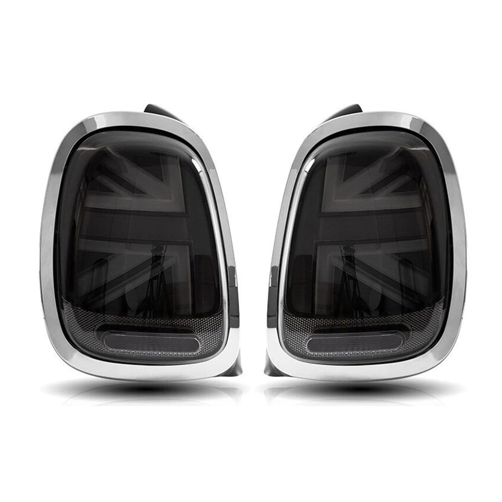 QCUMEWAJ 1 Pair Tail Lights Compatible for Mini Cooper F55 F56 F57 2014-2019 UNION JACK LCI RED Lens Rear Tail Lamp with Animation(2PCS E) von QCUMEWAJ