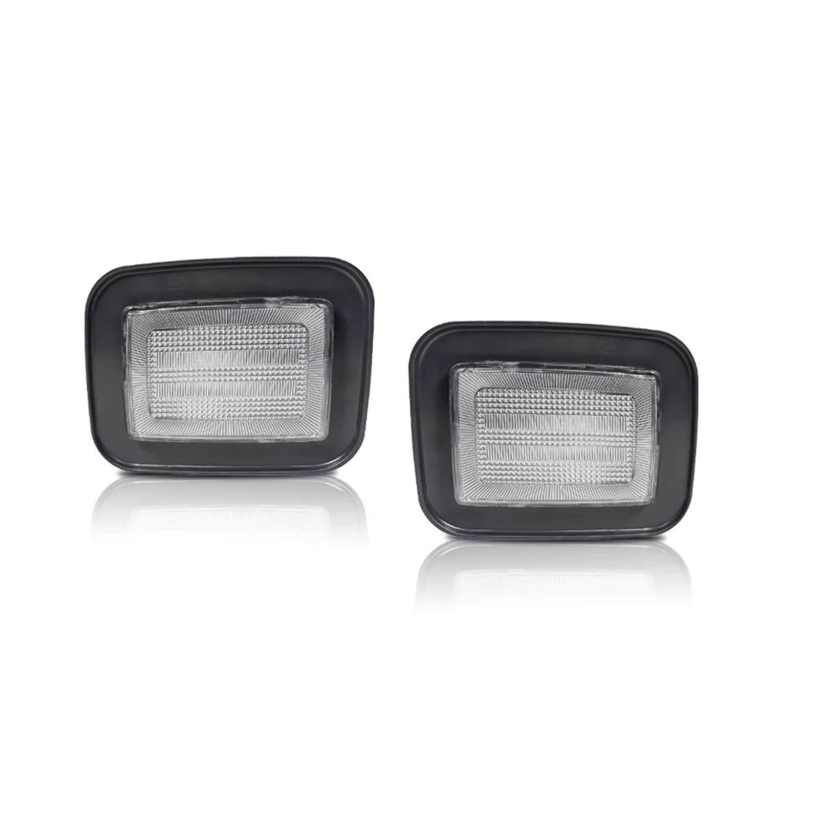 QCUMEWAJ 2 STÜCKE Klar/Geräuchert Objektiv Auto Vorderen Stoßfänger Blinker Lampe Abdeckung Gehäuse Kit Kompatibel for Hummer H2 SUV SUT 2003-2009(Cleae Lens) von QCUMEWAJ