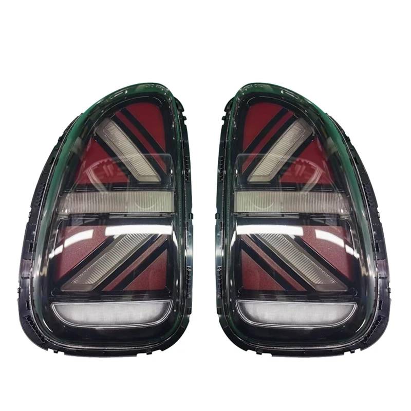 QCUMEWAJ 2PCS Taillights Compatible for BMW Mini Countryman R60 2010-2016 Moving Turn Signal Brake Reverse Tail Light Car Styling(2PCS Red Clear) von QCUMEWAJ