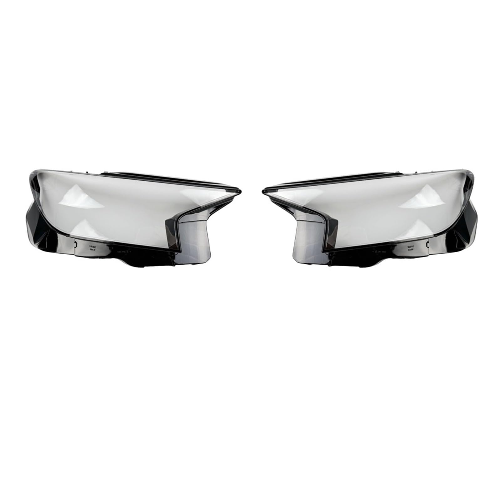 QCUMEWAJ Auto Front Scheinwerfer Scheinwerfer Objektiv Abdeckung Kompatibel for Audi Q4 E-tron 2022 2023 2024 Transparent Lampenschirm Scheinwerfer Haube Shell(2pcs Left and Right) von QCUMEWAJ