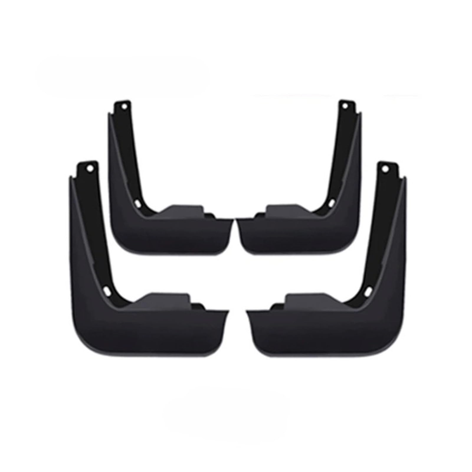 QCUMEWAJ Auto-Styling, kompatibel for Leapmotor T03 2023–2025, ABS-Schmutzfänger, Spritzschutz, Kotflügel, Schmutzfänger, Kotflügel vorne und hinten, Zubehör(White Logo) von QCUMEWAJ
