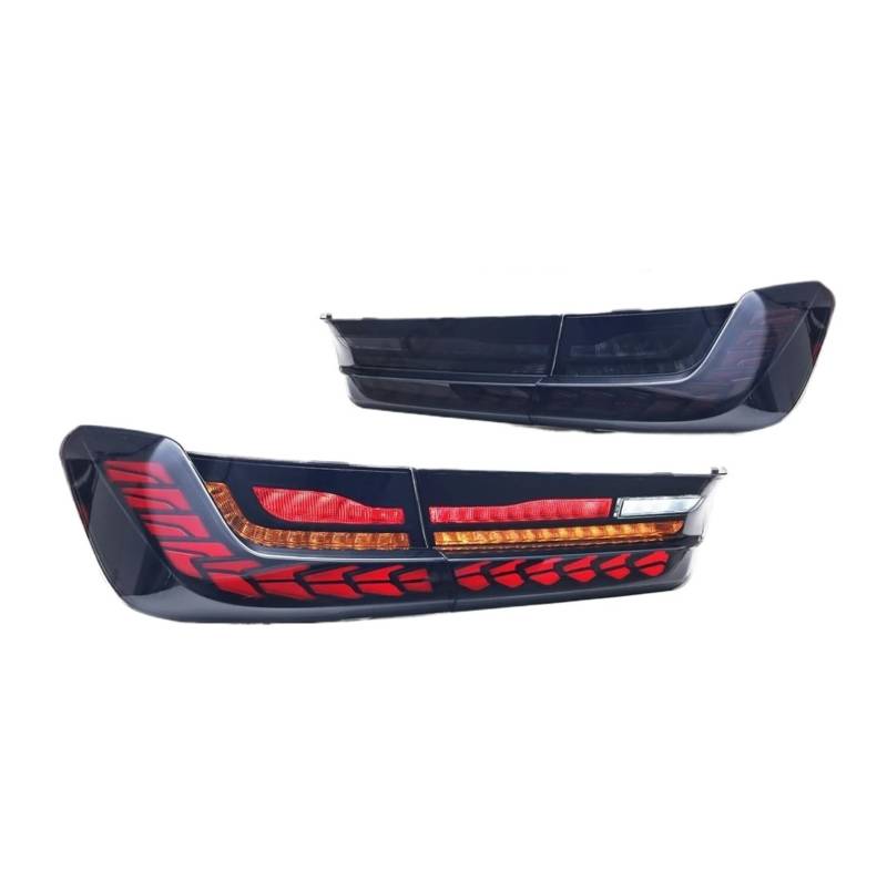 QCUMEWAJ Compatible for BMW 3 Series G20 M3 G80 330 340i 320i 325i 2019-2022 OLED GTS Tail Lights Taillamp Taillight Rear Lamps Full Dynamic(Black) von QCUMEWAJ