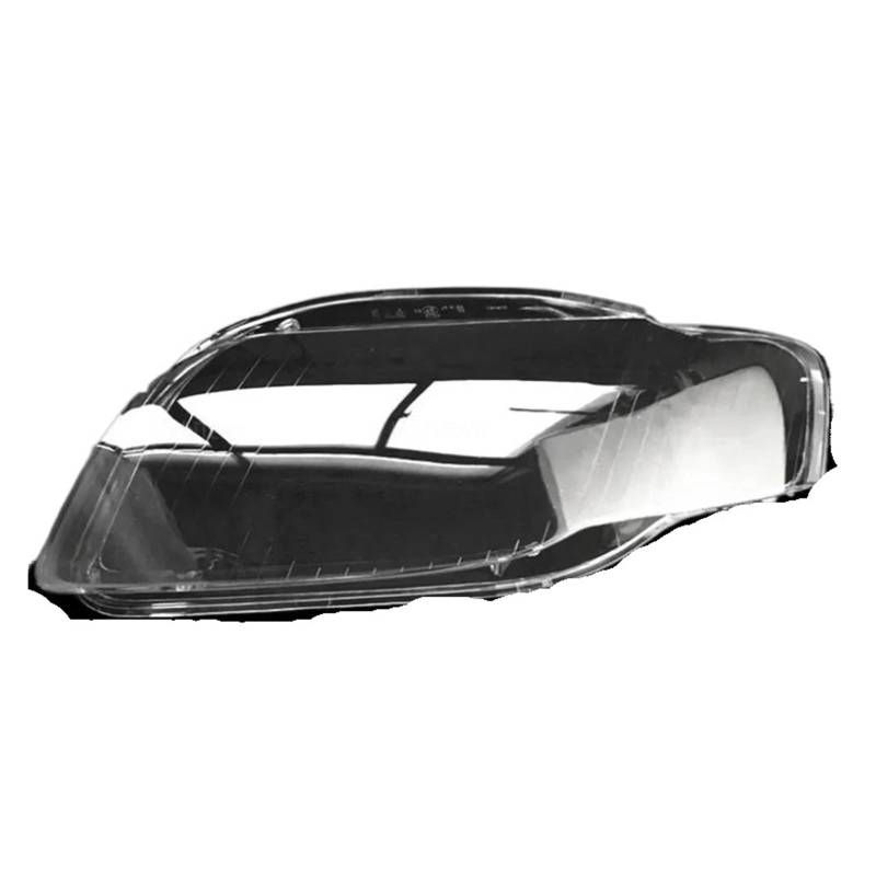 QCUMEWAJ Frontscheinwerfer Objektiv Shell Glas Lampcover Kompatibel for Audi A4 B7 S4 RS4 2006 2007 2008 Transparent(1pc Left Side) von QCUMEWAJ