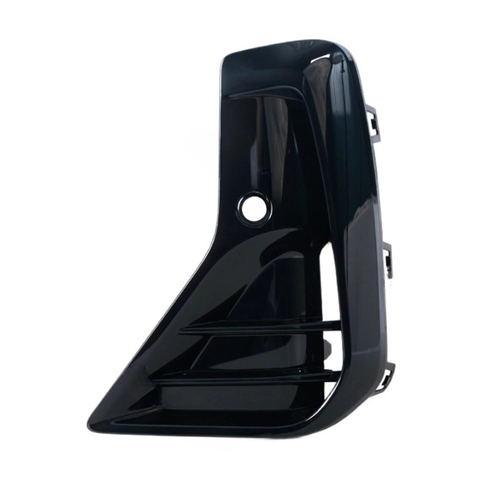 QCUMEWAJ Frontstoßstange Nebelscheinwerfer Verkleidung Kühlergrill Abdeckung Rahmen Lünette Haube Lampenform Kompatibel for BMW X3 X4 iX3 M Sport 2022 2023(1pc Left) von QCUMEWAJ