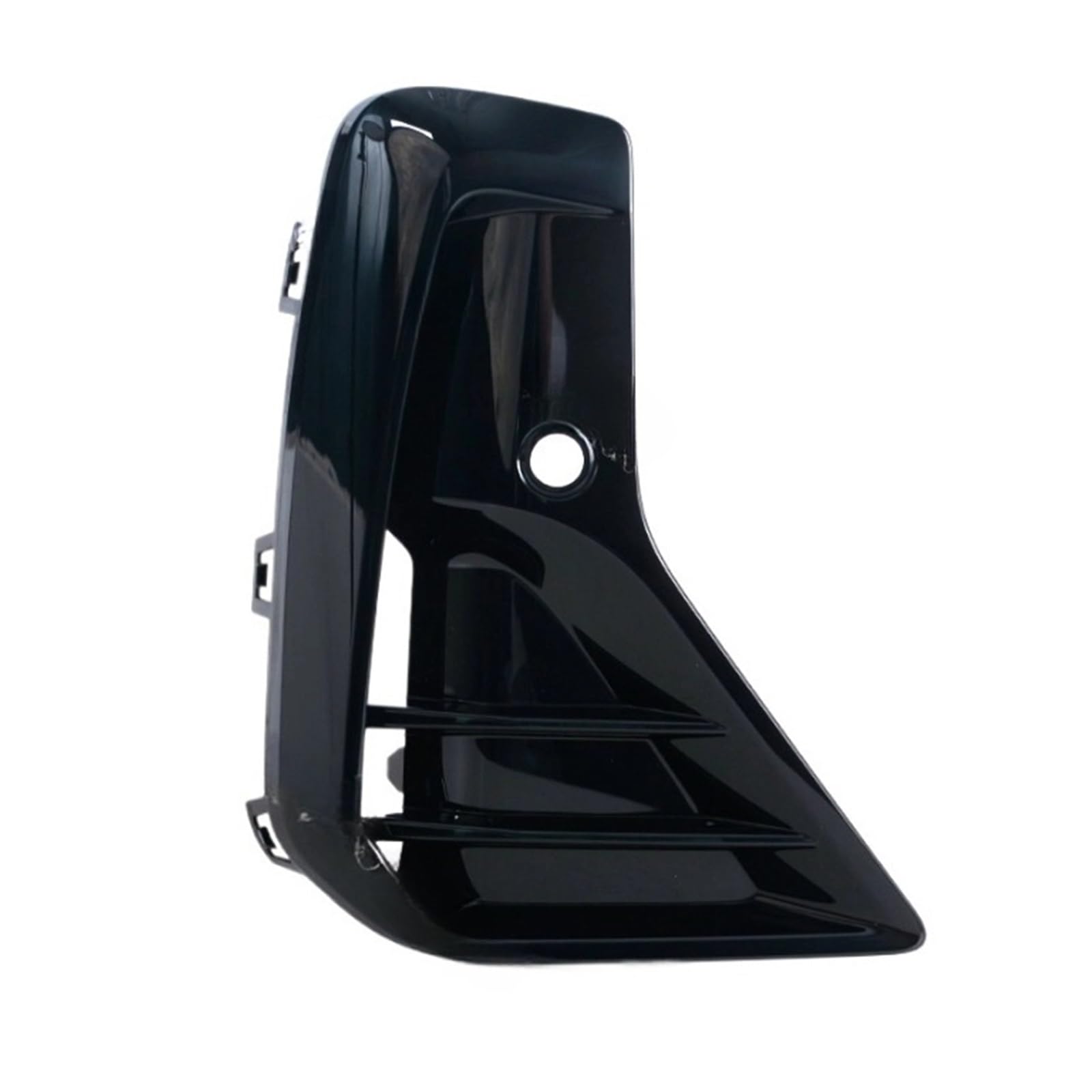 QCUMEWAJ Frontstoßstange Nebelscheinwerfer Verkleidung Kühlergrill Abdeckung Rahmen Lünette Haube Lampenform Kompatibel for BMW X3 X4 iX3 M Sport 2022 2023(1pc Right) von QCUMEWAJ
