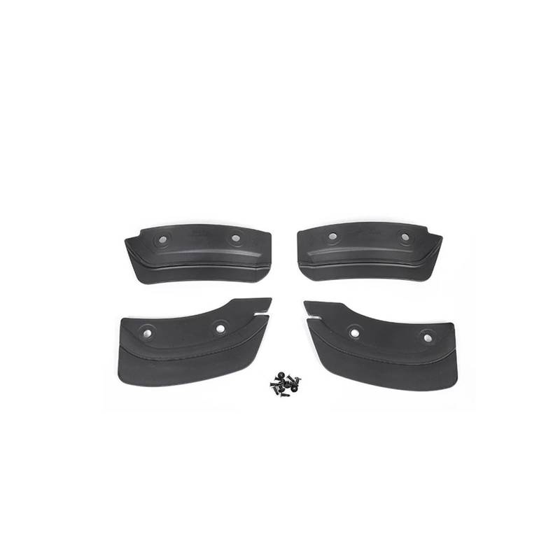QCUMEWAJ Kompatibel mit Tesla Model Y 2020-2024, unsichtbare Schmutzfänger, Modifikation, Auto-Außenzubehör, Modell 3 2023, Kotflügel, 4 Stück(3 Fender 4pcs) von QCUMEWAJ