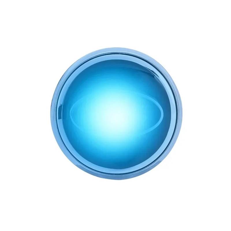 QCUMEWAJ Nabenlicht Auto-Radkappen Lampenmittelabdeckung Beleuchtungskappe Schwimmende Beleuchtung Auto Kompatibel for Citroen C4 C5 C3 C1 C2 C6 Berlingo(Blue Light) von QCUMEWAJ