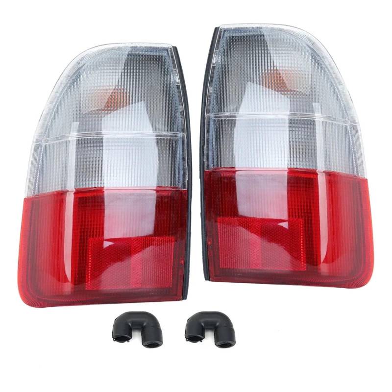 QCUMEWAJ Rear Light Brake Reverse Lamp Compatible for Mitsubishi L200 MK4 1995-2006 Tail lights Accessories Part Auto MR109127/R MR109128(1set) von QCUMEWAJ