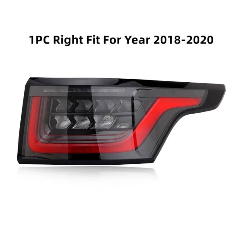 QCUMEWAJ Rear Tail Light Compatible for Land Rover Range Rover Sport 2014 2015 2016 2017 2018 2019 2020 Taillight Car Accessories(Right) von QCUMEWAJ