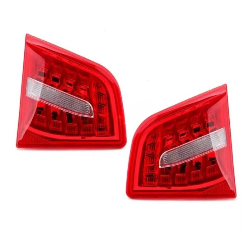 QCUMEWAJ Rear Tail Lights Compatible for A6 C6 S6 Quattro RS6 Saloon Sedan 2009 2010 2011 Brake Stop Signal Light Assembly Car Accessories(A Pair Inner) von QCUMEWAJ