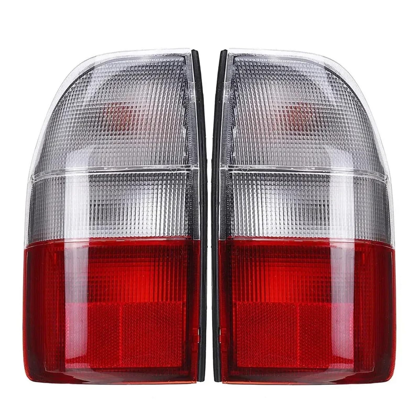 QCUMEWAJ Side Rear Light Right/Left in Clear & Red Tail Light Compatible for Mitsubishi L200 MK3 1995-2006 Automobiles Parts Car Accessories(2PCS) von QCUMEWAJ
