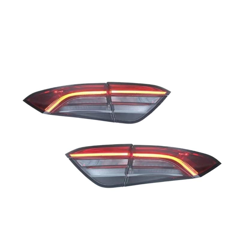 QCUMEWAJ Taillight Assembly Modified Light DRL Brake Flowing Turn Rear Lights Compatible for Maserati Levante 2016-2020 Car Lamp Accessories von QCUMEWAJ