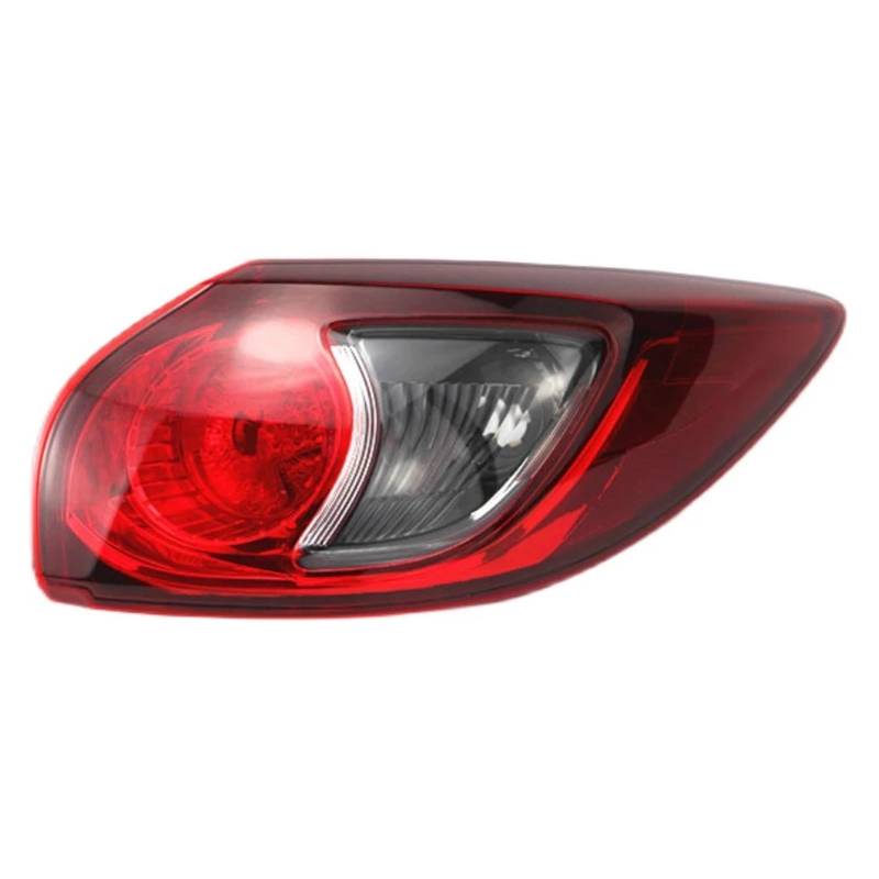 QCUMEWAJ Taillight Half Tail Lamp Assembly Compatible for MAZDA CX5 CX-5 2013-2015 Rear Bumper Brake Stop Taillight Taillamp Shell Without Bulb(Right outside) von QCUMEWAJ
