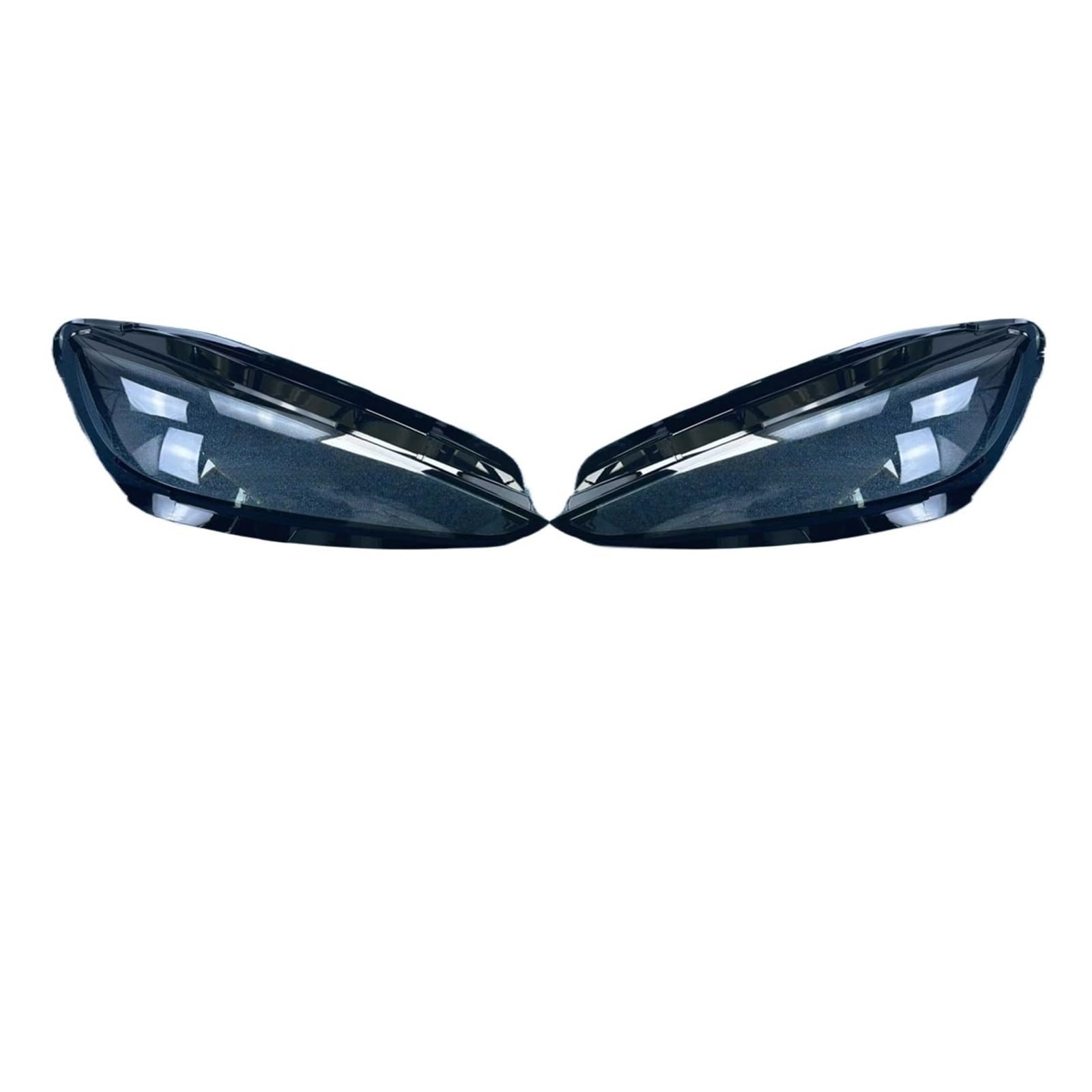 QCUMEWAJ Zubehör Scheinwerfer Lampe Abdeckung Transparent Shell Kompatibel for Alfa Romeo S 2021 2022 2023 2024(2pcs Left and Right) von QCUMEWAJ