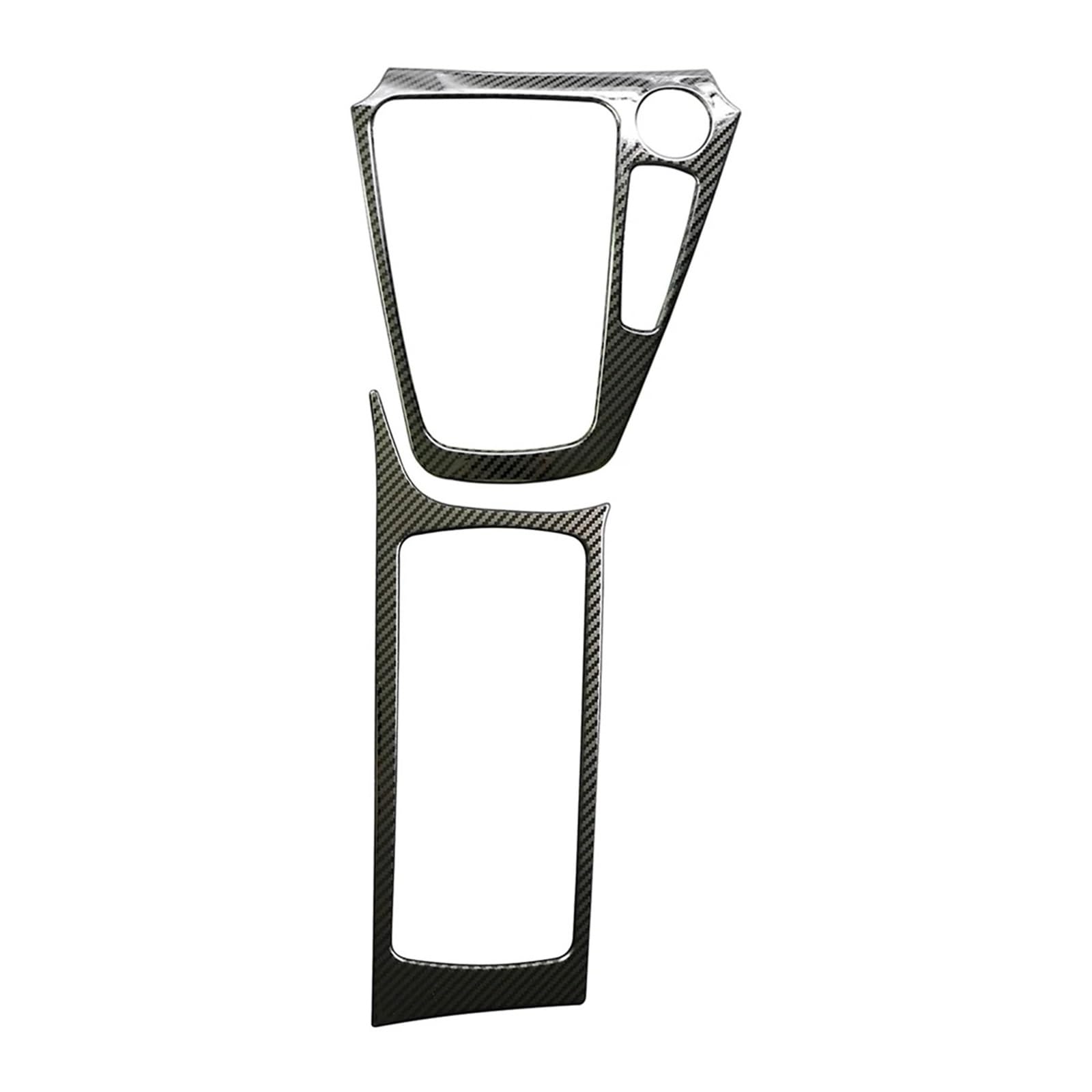 Verkleidung der inneren Schalttafelabdeckung in Karbonfaserfarbe, kompatibel mit Focus Rechtslenker 2015 2016 2017 2018 MK3 RS ST RHD(For MT AT 2pc) von QCUMEWAJ
