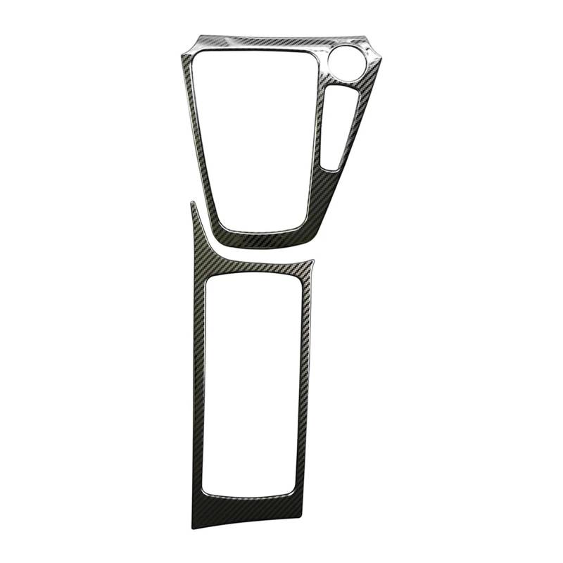 Verkleidung der inneren Schalttafelabdeckung in Karbonfaserfarbe, kompatibel mit Focus Rechtslenker 2015 2016 2017 2018 MK3 RS ST RHD(For MT AT 2pc) von QCUMEWAJ