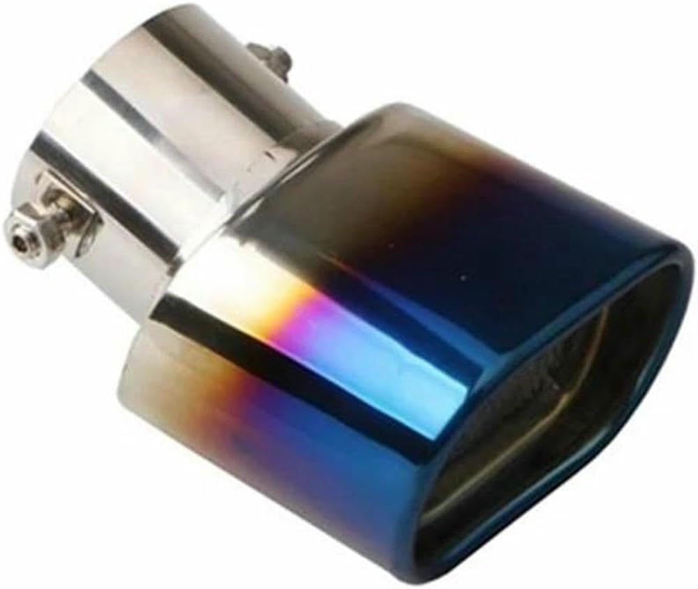 QCxMpC Auto-Auspuffblende, 2,5 Zoll, Auspuffschalldämpfer, Edelstahl, Auspuffblende, quadratisches Endrohr, Auspuffblenden, Zierleisten QCxMpC Auto-Auspuffblende, 2,5 Zoll, Auspuffschalldämpfer, Edelstahl, Auspuffblende, quadratisches Endrohr, Auspuffblenden, Zierleisten von QCxMpC