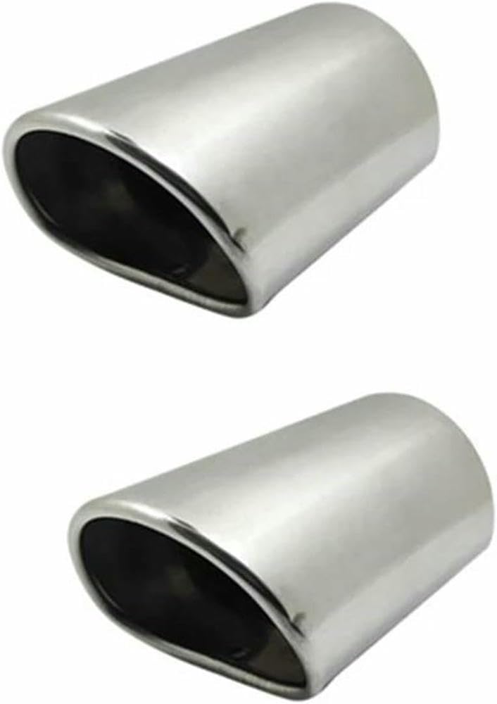 QCxMpC Auto-Auspuffblende, für Mazda 3, Auspuffblende, 2-teilig, Edelstahl, Schalldämpfer, Auto-Auspuffblende, Auspuffblende, Abdeckungen, Zierleisten QCxMpC Auto-Auspuffblende, für Mazda 3, Auspuffblende, 2-teilig, Edelstahl, Schalldämpfer, Auto-Auspuffblende, Auspuffblende, Abdeckungen, Zierleisten von QCxMpC