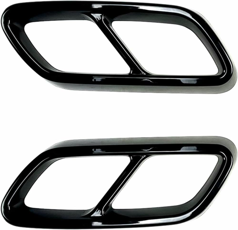 QCxMpC Auto-Endrohr, Auto-Endrohr, Auspuff für Schalldämpfer-Abdeckung, ABS, für Mercedes für Benz C-Klasse W206 C200 C260 C300 2022+ für AMG (1) von QCxMpC